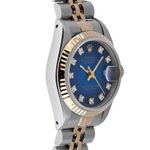 Rolex Lady-Datejust 69173 (1993) - Blauw wijzerplaat 26mm Goud/Staal (4/6)
