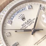 Rolex Day-Date 36 18239 (1989) - Zilver wijzerplaat 36mm Witgoud (2/8)