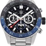 TAG Heuer Carrera CBG2A1Z.BA0658 (2019) - Black dial 45 mm Steel case (2/5)