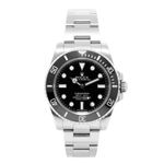 Rolex Submariner No Date 114060 (2017) - Zwart wijzerplaat 40mm Staal (1/4)