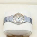 Cartier Santos 187903 (1991) - Beige wijzerplaat 25mm Goud/Staal (3/7)