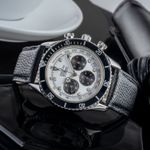 Zenith El Primero Chronograph 02.2310.400 (1995) - Wit wijzerplaat 40mm Staal (2/8)