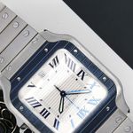 Cartier Santos WSSA0047 (2022) - Silver dial 40 mm Steel case (4/7)