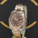 Rolex Datejust 41 126331 (2021) - Brown dial 41 mm Gold/Steel case (2/7)