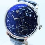 A. Lange & Söhne Little Lange 1 182.086 (2023) - Blauw wijzerplaat 37mm Witgoud (5/8)