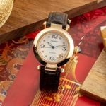 Cartier Pasha W31035T6 (1995) - Silver dial 38 mm Yellow Gold case (1/8)