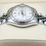 Rolex Lady-Datejust 179174 (2006) - Zilver wijzerplaat 26mm Staal (4/8)