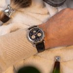 A. Lange & Söhne Datograph 403.035 (2000) - Black dial 39 mm Platinum case (2/8)