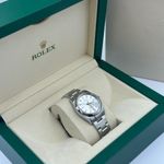 Rolex Oyster Perpetual 34 124200 (2024) - Zilver wijzerplaat 28mm Staal (3/8)