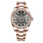 Rolex Sky-Dweller 326935 (Unknown (random serial)) - Grey dial 42 mm Rose Gold case (1/8)