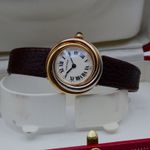 Cartier Trinity 2357 (Unknown (random serial)) - White dial 27 mm Yellow Gold case (2/4)