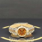 Rolex Lady-Datejust 69173 (1995) - Orange dial 26 mm Gold/Steel case (4/6)