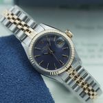 Rolex Lady-Datejust 69173 (1979) - Blue dial 26 mm Gold/Steel case (1/8)
