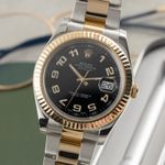 Rolex Datejust II 116333 (2010) - Black dial 41 mm Gold/Steel case (3/8)