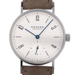 NOMOS Tangente 33 123 (2025) - Wit wijzerplaat 33mm Staal (1/7)