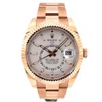 Rolex Sky-Dweller 326935 (2021) - Zilver wijzerplaat 42mm Roségoud (1/5)