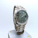 Rolex Day-Date 40 228239 (2024) - Green dial 40 mm White Gold case (7/8)
