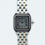 Cartier Panthère W2PN0006 (2021) - White dial 30 mm Gold/Steel case (3/8)