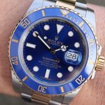 Rolex Submariner Date 116613LB (2019) - Blue dial 40 mm Gold/Steel case (1/8)