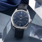 Omega De Ville Trésor 435.13.40.21.03.001 (Unknown (random serial)) - Blue dial 40 mm Steel case (1/8)