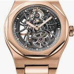 Girard-Perregaux Laureato 81015-52-002-52A (2024) - Zwart wijzerplaat 42mm Roségoud (1/1)