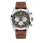 Breitling Super Avi AB04452A1L1X1 (2023) - Groen wijzerplaat 46mm Staal (1/1)