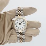 Rolex Datejust 36 16013 (Onbekend (willekeurig serienummer)) - Wit wijzerplaat 36mm Goud/Staal (2/7)