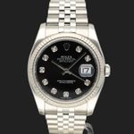 Rolex Datejust 36 116234 (2018) - Black dial 36 mm Steel case (3/8)