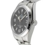 Rolex Explorer 124270 (Unknown (random serial)) - Black dial 36 mm Steel case (6/8)