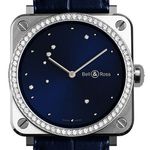 Bell & Ross BR S BRS-EA-ST-LGD/SCR (2024) - Blauw wijzerplaat 40mm Staal (1/2)