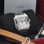 Cartier Santos WSSA0018 (2025) - Silver dial 40 mm Steel case (1/8)