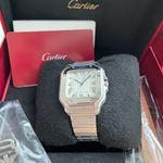 Cartier Santos WSSA0029 (2022) - Silver dial 42 mm Steel case (5/6)