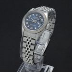 Rolex Lady-Datejust 69174 (1999) - Blauw wijzerplaat 26mm Staal (2/7)