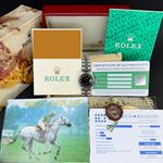 Rolex Lady-Datejust 69174 (1991) - Black dial 26 mm Steel case (3/4)