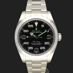 Rolex Air-King 116900 (2017) - Zwart wijzerplaat 40mm Staal (3/8)