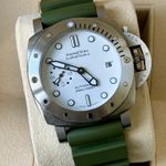 Panerai Luminor Submersible PAM01223 (2021) - Wit wijzerplaat 42mm Staal (1/6)