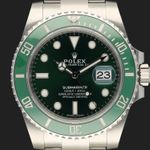 Rolex Submariner Date 116610LV (2020) - Green dial 40 mm Steel case (2/8)