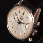 Heuer Carrera 3647t (1967) - Zilver wijzerplaat 36mm Staal (3/5)