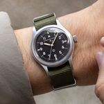 IWC Pilot Mark 6B/346 (1952) - Black dial 36 mm Steel case (1/8)