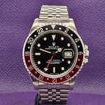 Rolex GMT-Master II 16710 (1991) - Zwart wijzerplaat 40mm Staal (1/5)