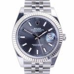 Rolex Datejust 41 126334 (2025) - Grijs wijzerplaat 41mm Staal (3/8)