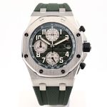 Audemars Piguet Royal Oak Offshore 26238TI.OO.A056CA.01 (2023) - Groen wijzerplaat 42mm Titanium (1/1)