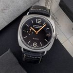 Panerai Radiomir 8 Days PAM00346 (Unknown (random serial)) - Brown dial 45 mm Titanium case (1/8)