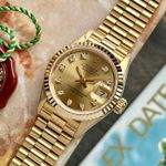 Rolex Lady-Datejust 69178 (1990) - Goud wijzerplaat 26mm Geelgoud (5/8)