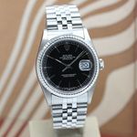 Rolex Datejust 36 16234 (1998) - Black dial 36 mm Steel case (6/8)