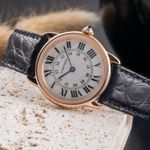 Cartier Ronde Solo de Cartier W6701007 (Unknown (random serial)) - Silver dial 30 mm Gold/Steel case (2/8)