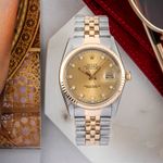 Rolex Datejust 36 16013 (1985) - 36mm Goud/Staal (1/8)