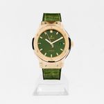 Hublot Classic Fusion 565.OX.8980.LR (2024) - Green dial 38 mm Rose Gold case (1/1)