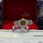 Rolex Lady-Datejust 69173 (1994) - Gold dial 26 mm Gold/Steel case (3/7)