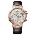 Breguet Marine 5547BR/12/9ZU (2022) - Zilver wijzerplaat 40mm Roségoud (1/1)